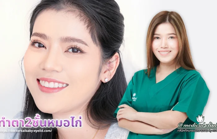 ทำตา2ชั้นหมอไก่